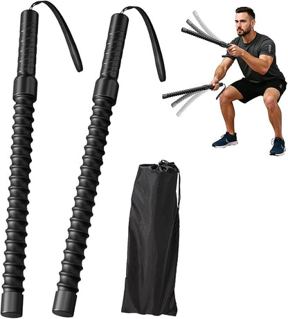 Ropeless Battle Ropes for Exercise Workout, Cordless Jump Rope, Portable Workout for Home Gym