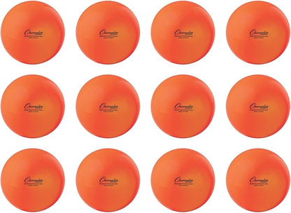 Champion Sports Field Hockey Practice Balls - 12 Pack in Multiple Colors