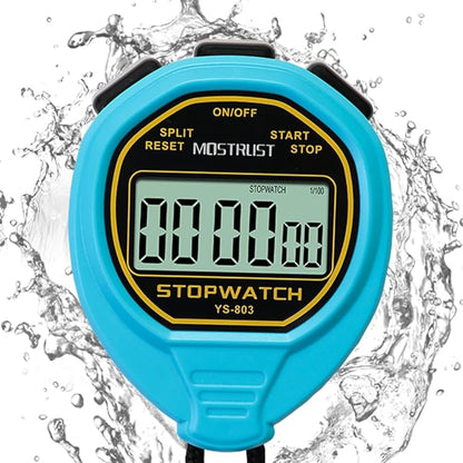 Digital Simple Stopwatch, 1/30 Lap Basic Stopwatch, No Bells, No Clock, No Alarm, Silent, Child