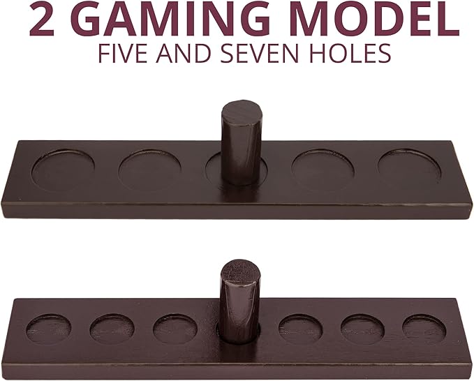DreamToyz Ring Toss Games for Adults, Yard Games, Patio Decor, Outdoor Indoor Games, Wooden Hook