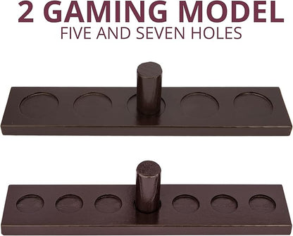 DreamToyz Ring Toss Games for Adults, Yard Games, Patio Decor, Outdoor Indoor Games, Wooden Hook