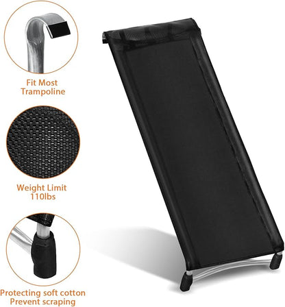 Universal Trampoline Ladder Slide kit, 3 Steps Wide Step Slide Ladder for Trampoline, Trampoline