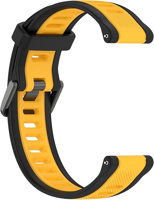 Compatible with Garmin Forerunner 165 Watch Band, 20mm Width Silicone Replacement Bands for Garmin