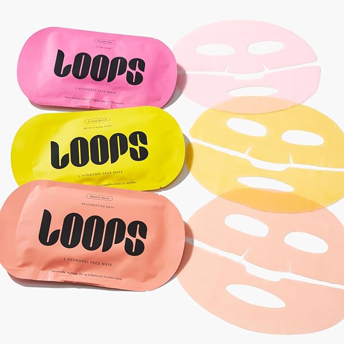 LOOPS Glow Gang Mask Set ??Weekly Reset for Rejuvenation, Double Take for Glowing Skin, Sunrise