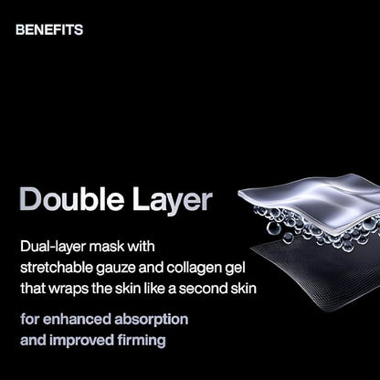 IOPE Retinol Serum in Deep Collagen Gel Mask 5+1 Set | Double-Layered Hydrogel Sheet for High