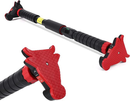 Adjustable Pull Up Bar for Doorway - 440LBS Weight Capacity, No Screws Installation with Level