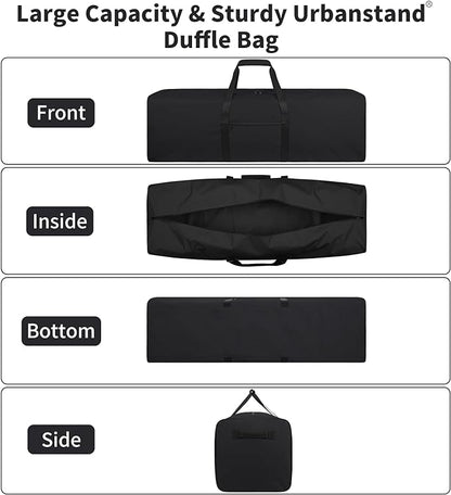Urbanstand 48 Inch Travel Duffle Bag Extra Large Sport Equipment Duffel Bags with 2-way Lockable