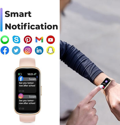 Fitness Tracker Smart Watch, 1.47" Full Touch Health Tracker with 24/7 Heart Rate & Blood Oxygen