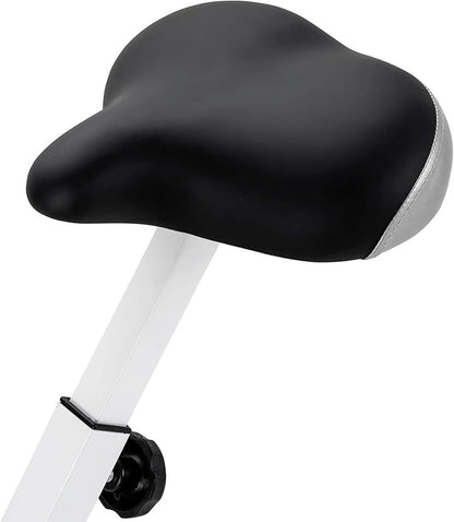 Marcy Foldable Upright Exercise Bike with Adjustable Resistance for Cardio Workout & Strength