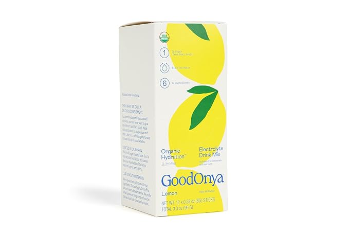 Organic Hydration Electrolyte Drink Mix, Certified Organic Hydration Powder, Non-GMO, Biochecked