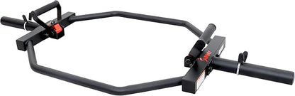 Sunny Health & Fitness Strength Training Olympic Hex Bar Barbell, High Load Capacity, Swivel