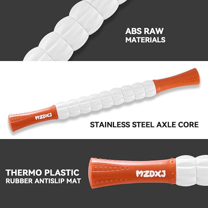 Muscle Roller Stick for Athletes - Deep Tissue Fascia Blaster & Roller Massager for Myofascial Pain