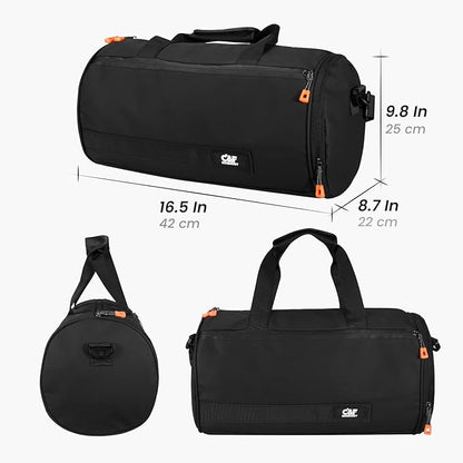C&F BOGMOST Small Travel Duffel Bag,Compact Sports Small Gym Bag with Shoes Compartment,Lightweight