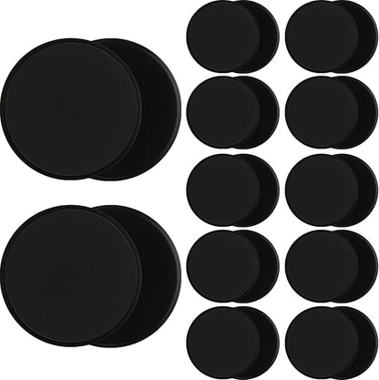 Wettarn 24 Pcs Core Sliders for Working Out Abdominal Exercise Gliding Discs Dual Sided Workout