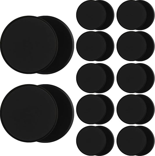 Wettarn 24 Pcs Core Sliders for Working Out Abdominal Exercise Gliding Discs Dual Sided Workout