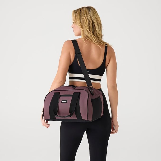 Vooray Burner Gym Duffel Bag, Gym Bag for Women and Men with Shoe Compartment, Weekender, Overnight