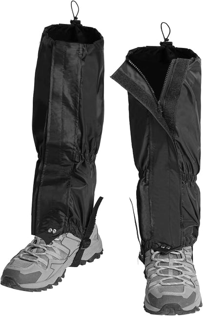 2PCS Gators for Hiking Boots-Gaiters for Hiking, Waterproof, Sandproof and Anti-Mosquito Bites for