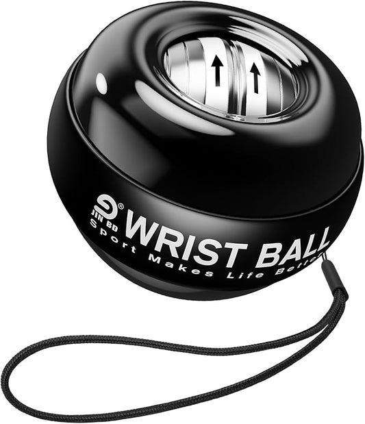 Wrist Trainer Ball Auto-Start Gyroscopic Forearm Exerciser Gyro Ball for Strengthen Arms, Fingers