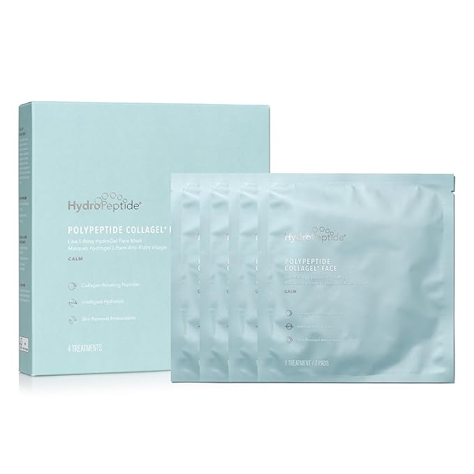 Hydropeptide Polypeptide Collagel+ Plus Face Mask, Line Lifting Hydrogel Peptide Facial Treatments