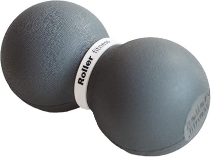 Fitness Infinity Roller, Peanut Foam Massage Ball, Large 8-Inch Double Exercise Roller (Gray