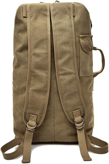 Large Capacity Travel Climbing Bag Tactical Military Duffel Bag Top Load Double Strap Canvas