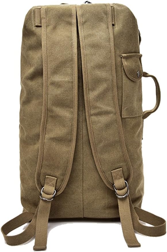 Large Capacity Travel Climbing Bag Tactical Military Duffel Bag Top Load Double Strap Canvas