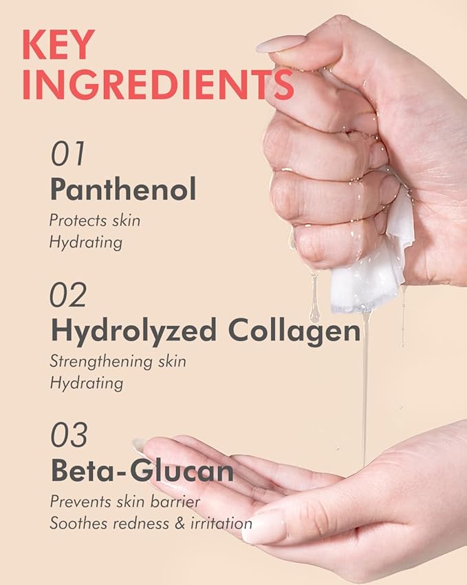 DERMAL Strawberry Collagen Essence Facial Mask Sheet 23g Pack of 10 - Pore Tightening & Sebum