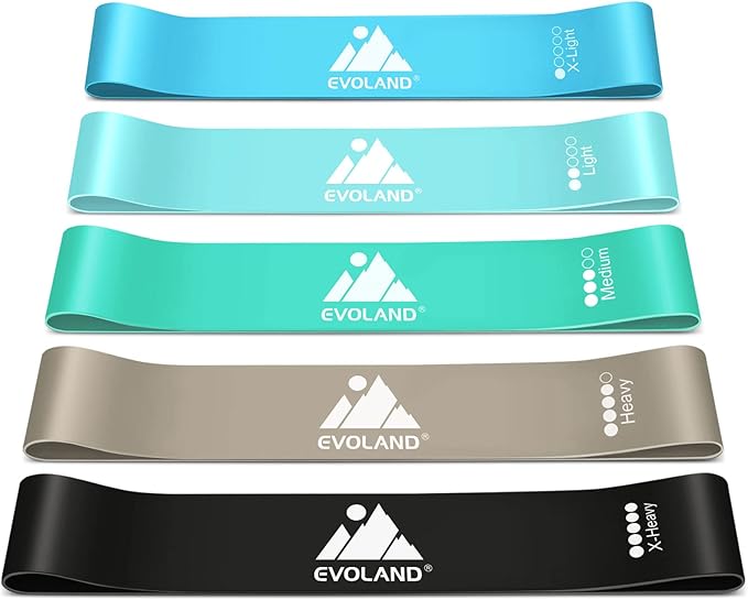 Resistance Bands Set, Workout Bands with Handles, Door Anchor, Ankle Straps and Carry Bag, Exercise