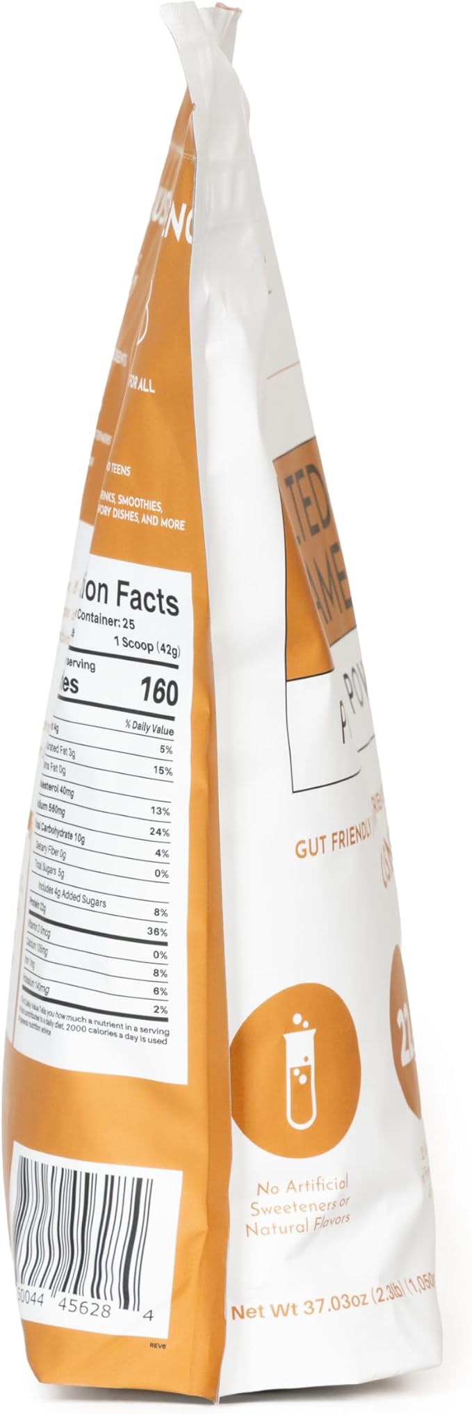 JUST INGREDIENTS Salted Caramel Protein Powder ??30-Serving Blend with 100% Grass-Fed Whey &