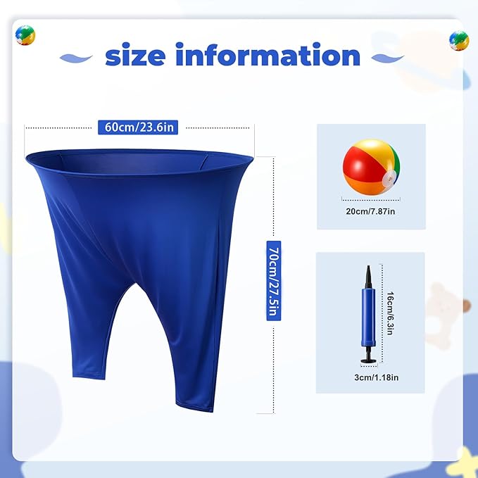 Granny Pants Yard Game Sets,4PCS Granny Pants Family Party Outdoor Games with Bouncy Balls for