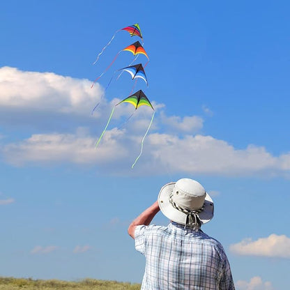Mint's Colorful Life Delta Kite for Kids & Adults, Extremely Easy to Fly Kite, Best Kites for