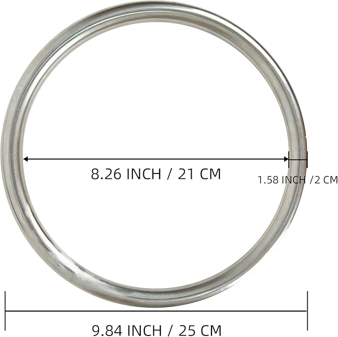 Wing Chun Stainless Ring Yewen Sau Sticky Hand Strength Training Tsun Siu Lum Kung Fu