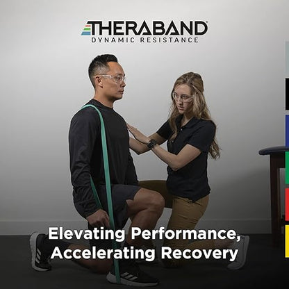 THERABAND High Resistance Band, Elastic Super Bands for Improving Flexibility, Injury Rehab, & Full