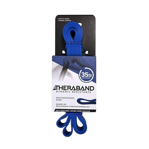 THERABAND High Resistance Band, Elastic Super Bands for Improving Flexibility, Injury Rehab, & Full