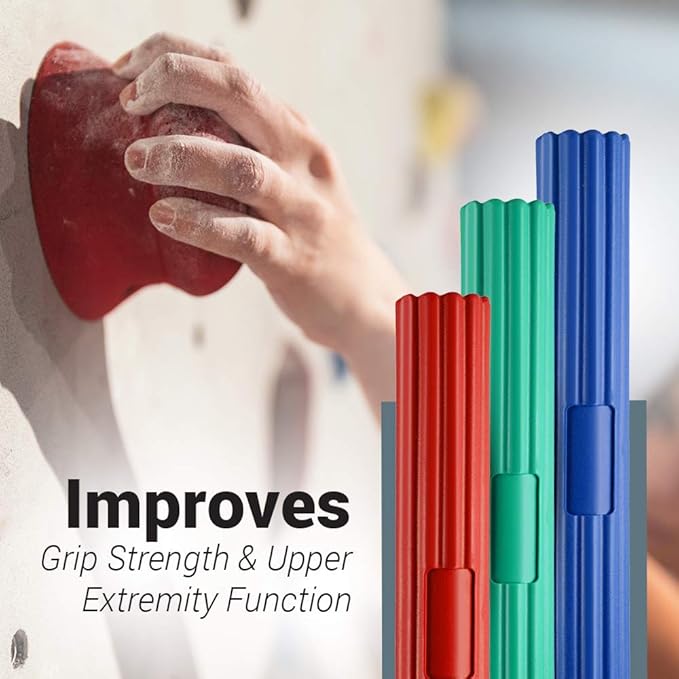 Logest Twist Hand Exerciser Bars for Physical Therapy - Relieves Tendonitis Pain & Improve Grip