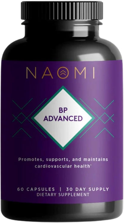 NAOMI BP Advanced, Potent Ingredients for Blood Flow and Circulation, Endothelial Function