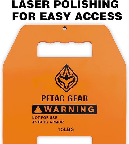 PETAC GEAR Tactical Weights Plates For Weighted Vest For Men Workout,5/10/15/20 LBS Weight Strength