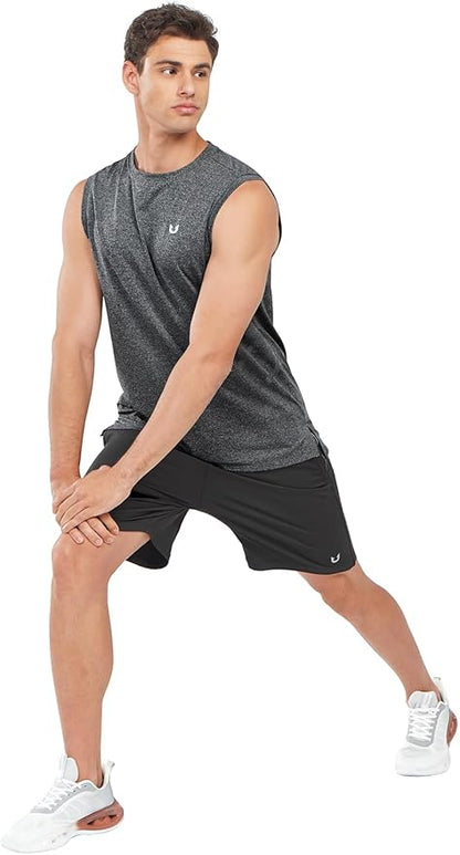 NORTHYARD Men's Athletic Workout Tank Top Running Gym Sleeveless Shirts Quick Dry Lightweight