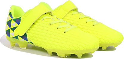Soccer Cleats for Kids & Youth | Lightweight Football Shoes for Firm Ground | Durable Girls & Boys