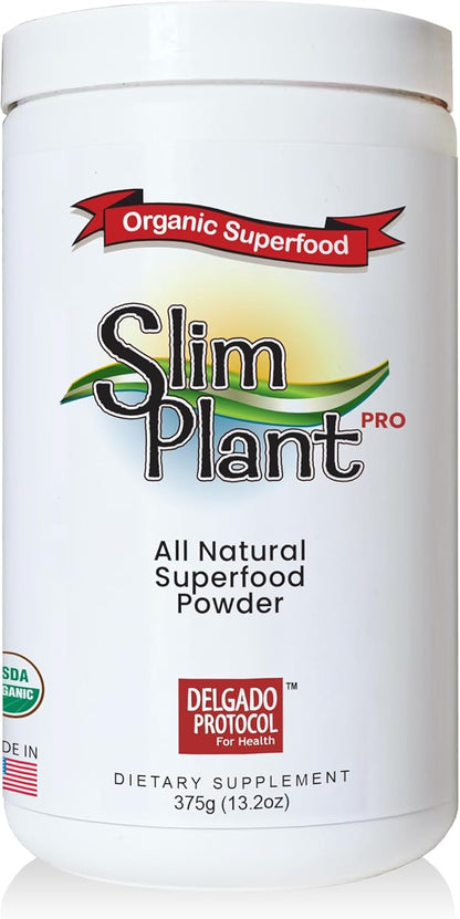 SlimPlant Pro - All Natural Superfood Protein Powder w/ 35 Vitamins, Minerals, and Whole