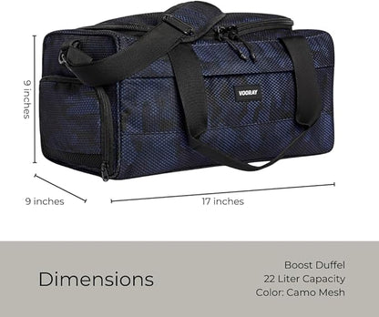 Vooray 23L Boost Duffel Bag – Small Travel & Gym Bag with Shoe Pocket, Weekender for Women & Men