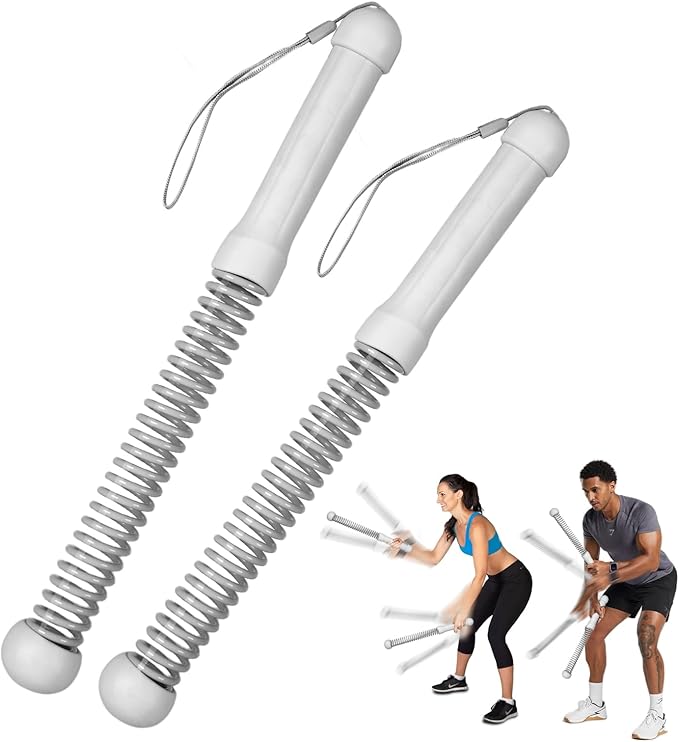 New Upgrade 2nd Generation Weighted Ropeless Battle Ropes for Home Gym,Quiet Cordless Training Rope