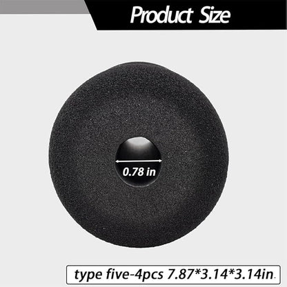 Foot Foam Pads Rollers(7.87in*3.14in*3.14in) for Exercise Machine, Inversion Table, Workout Bench