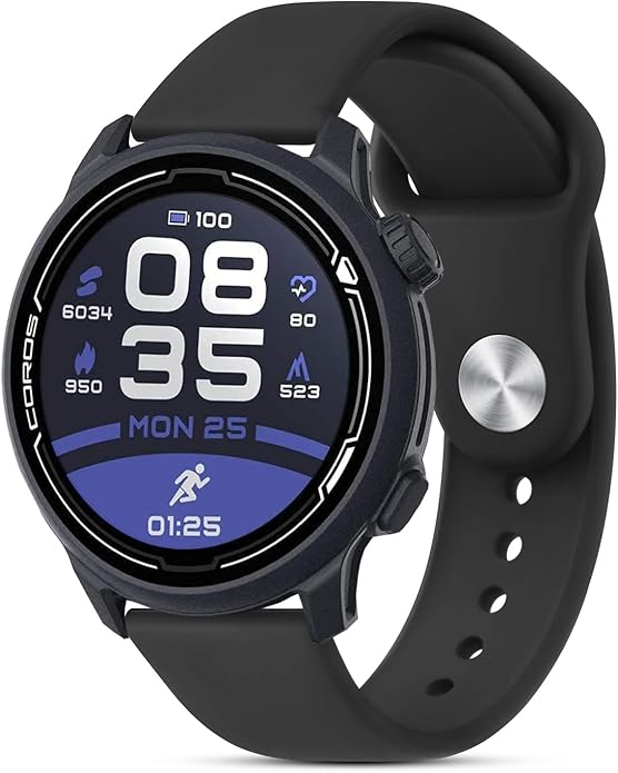 Amzpas Silicone Band for Coros PACE 2/ APEX 42mm/ APEX 2, 20mm Quick-Release Replacement Wristband