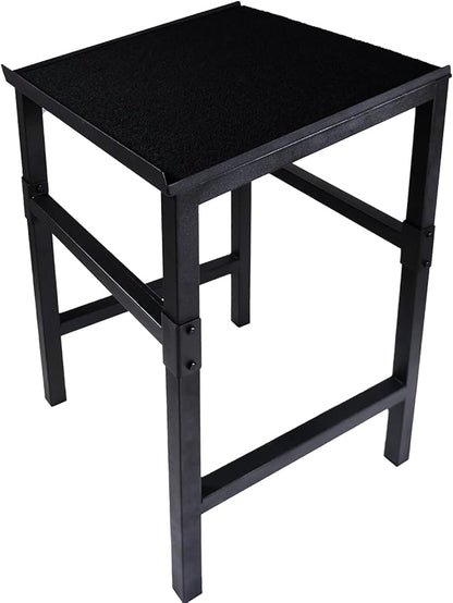 Black Heavy Duty Adjustable Dumbbell Stand - Home Gym Storage Rack with Non-Slip Base, Anti-Tip