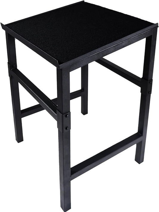 Black Heavy Duty Adjustable Dumbbell Stand - Home Gym Storage Rack with Non-Slip Base, Anti-Tip
