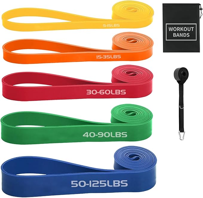 Exercise Bands Resistance Bands for Working Out,Pull Up Bands Set,at Home Workout Equipment,Workout