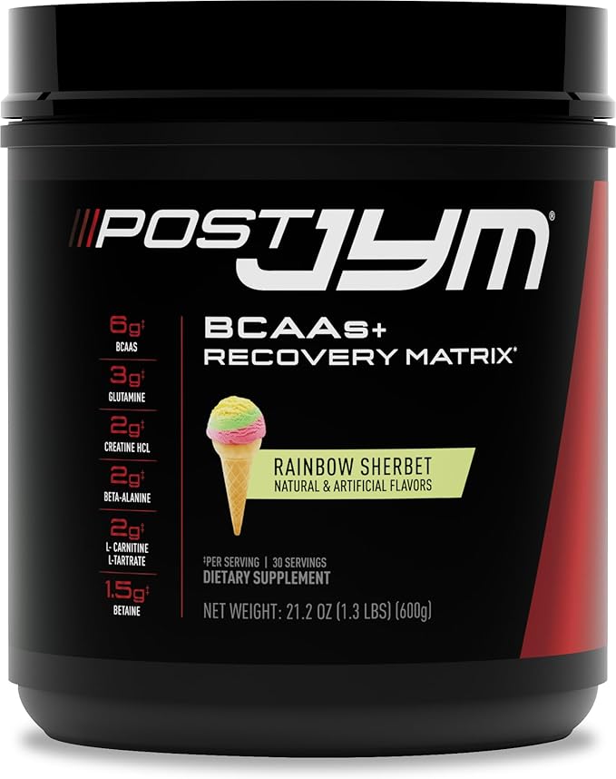 JYM Supplement Science Post JYM Active Matrix Rainbow Sherbet Amino Recovery Powder Pure Creatine