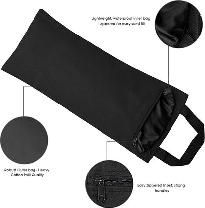 Yoga Sand Bag, Cotton Unfilled for Yogas, Weights & Resistance Training, Portable Weightlifting