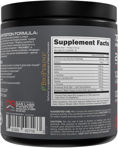 Bucked Up- BCAA RACKED??Branch Chained Amino Acids | L-Carnitine, Acetyl L-Carnitine, GBB | Post